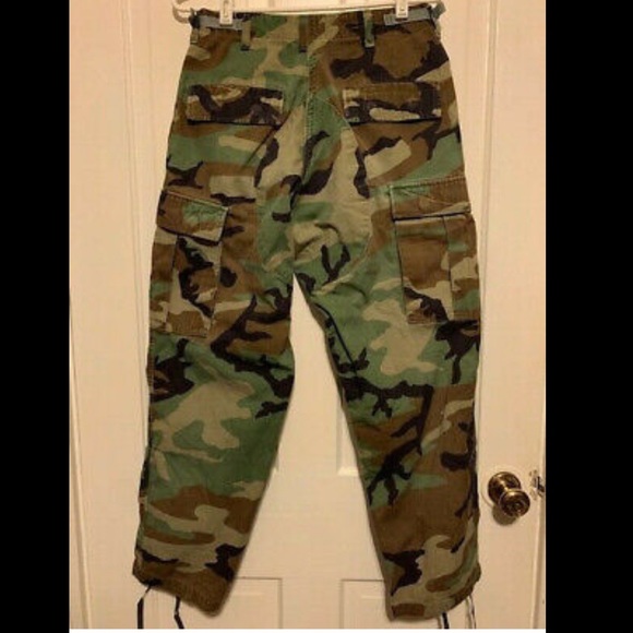 U.S. ARMY SIZE SMALL-SHORT MILITARY CAMOUFLAGE PANTS - Picture 2 of 3